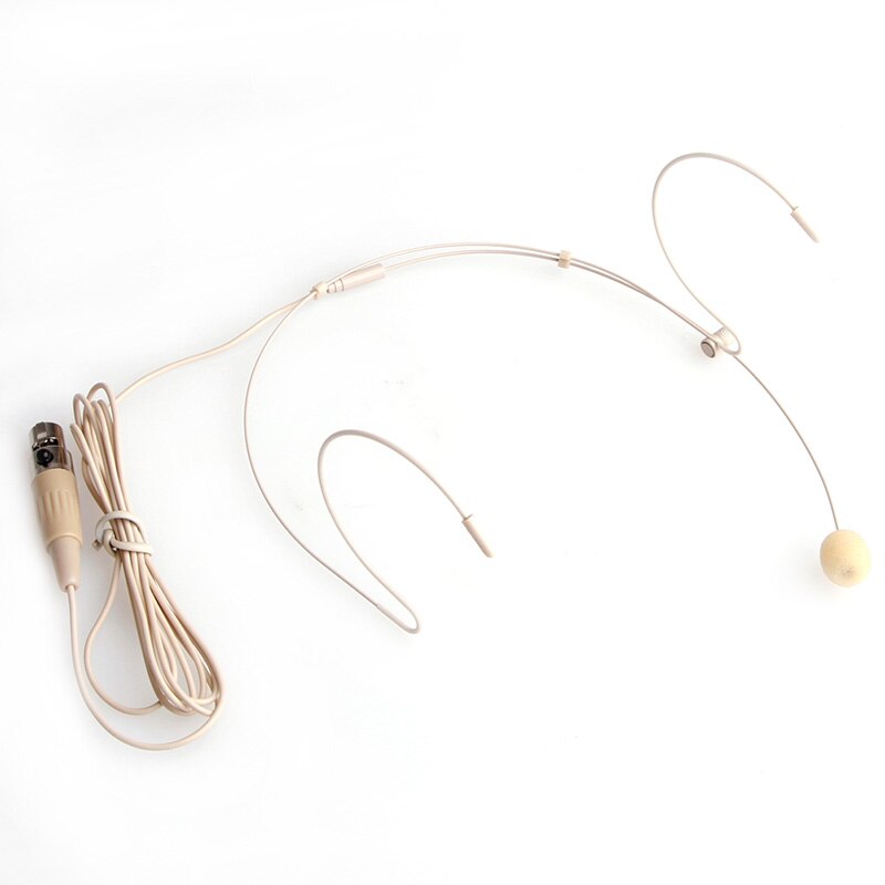 Pro dual ear hook mic headset hoofdmicrofoon voor shure all xlr 3 pin  ta3f