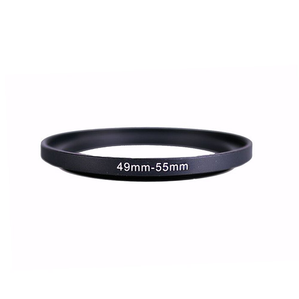 49Mm-55Mm 49-55 Mm 49 Tot 55 Step Up Lens Filter Metalen Ring Adapter Zwart