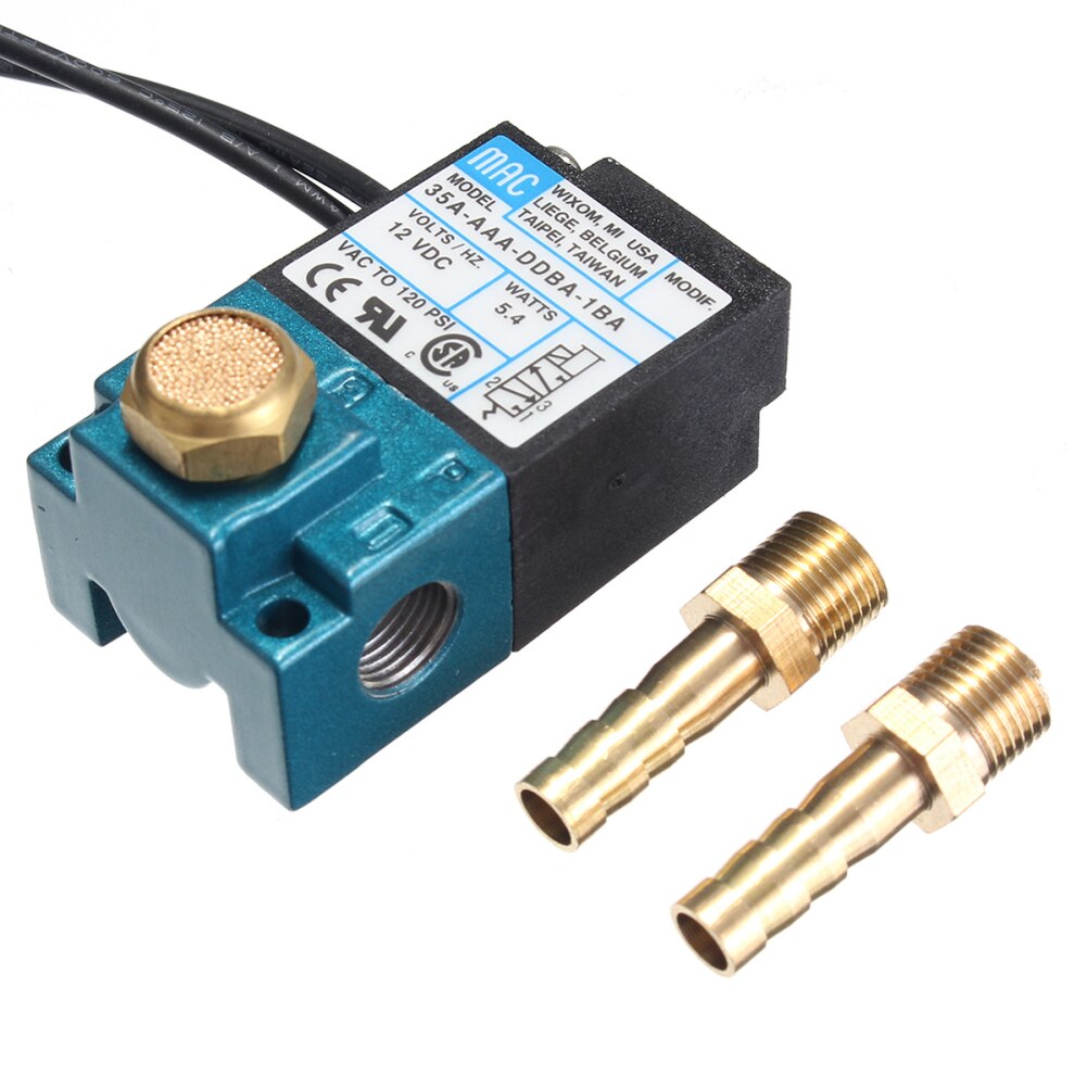 MAC 3-poorts Elektronische Boost Control Magneetventiel DC12V DC24V 35A