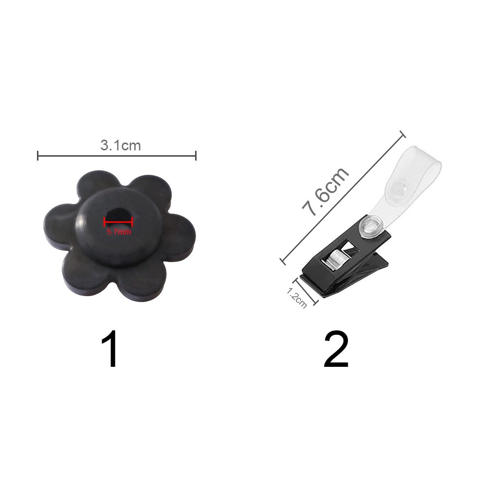 5 stuks/set vlaggenrubberstoppers voor buiten, tuinbevestiging, praktische anti-windklemmen, verstelbare handgereedschappen, paalaccessoires, terras