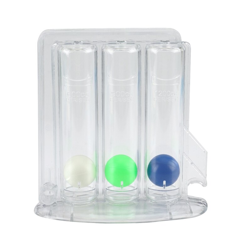 3-Ball Instrument Breath Training Student Vital Capacity Training Body Measuring Lung Function Exercise Device