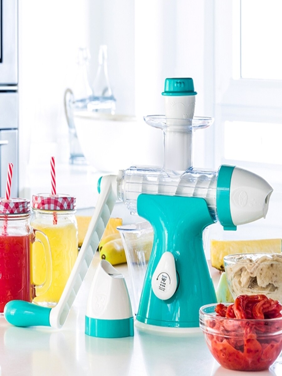 Machine pour la joie jus de fruits juteux et crème glacée avec manivelle