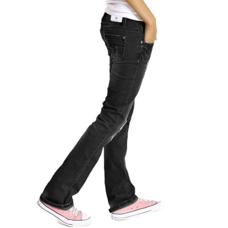 Frauen Jeans Distressed Jeans Damen Zerrissene Denim Hosen Plus Größe Dünne Jeans Hose Casual Hosen Frauen Kleidung