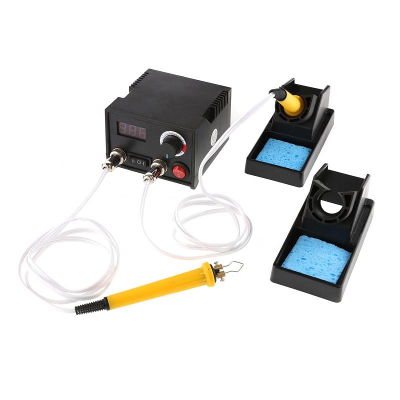 Grabador de madera con temperatura ajustable, pantalla Digital, pirograbado, bolígrafo Dual, Kit de máquina para dibujar y escribir en cuero