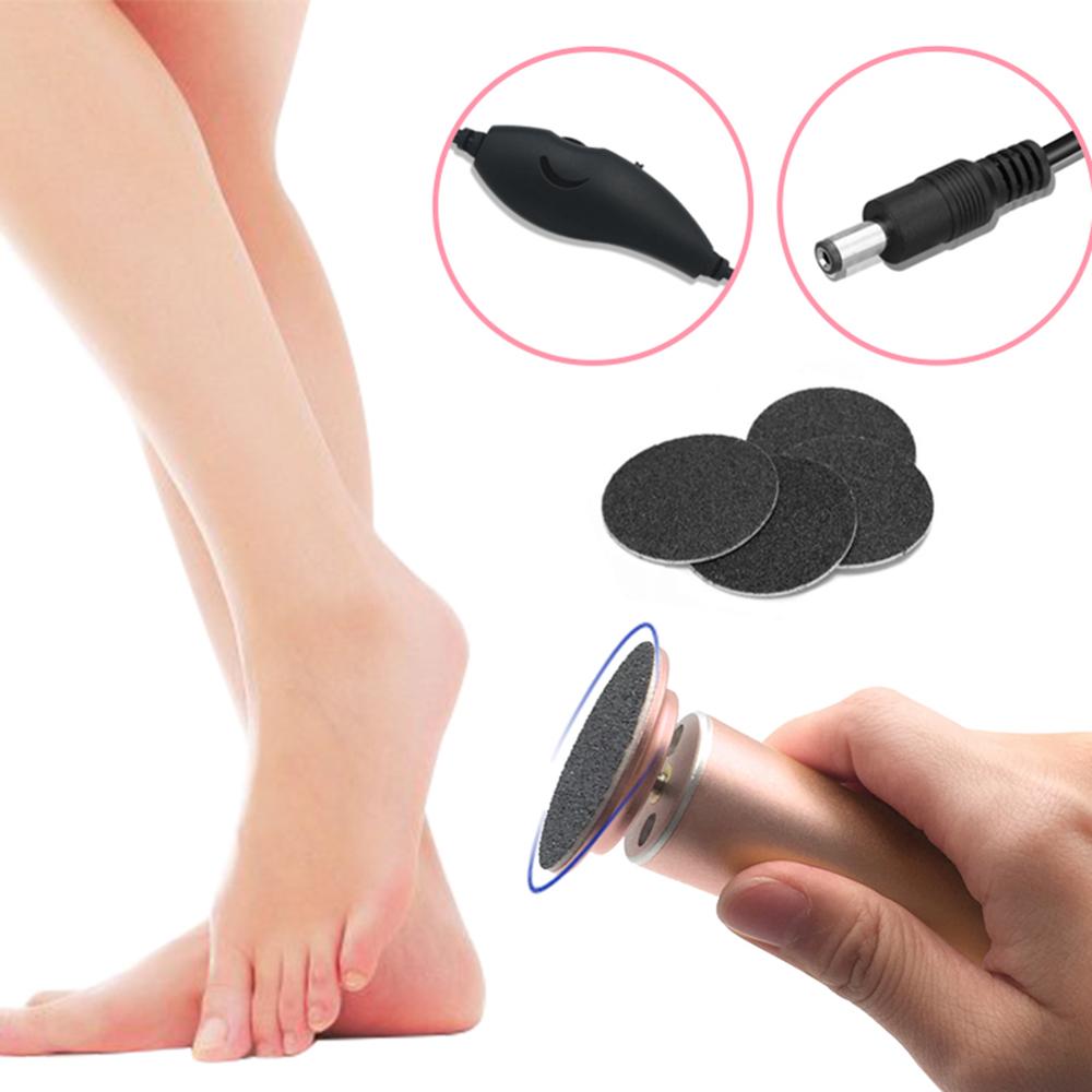 Electric Foot Grinder Heel File Grinding Exfoliator Pedicure Machine Dead Skin Callus Remover Feet Care Tools