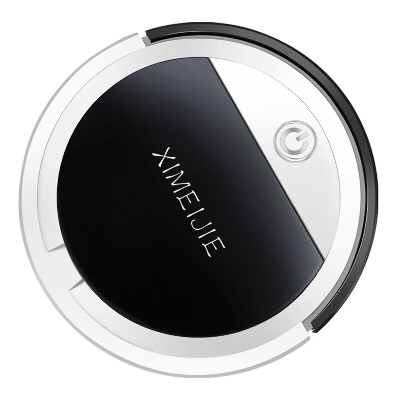 XIMEIJIE Automatic Robot Vacuum Cleaner with Remote Control Smart Vacuum Cleaner for Home Cleaner Route Planning: Black White