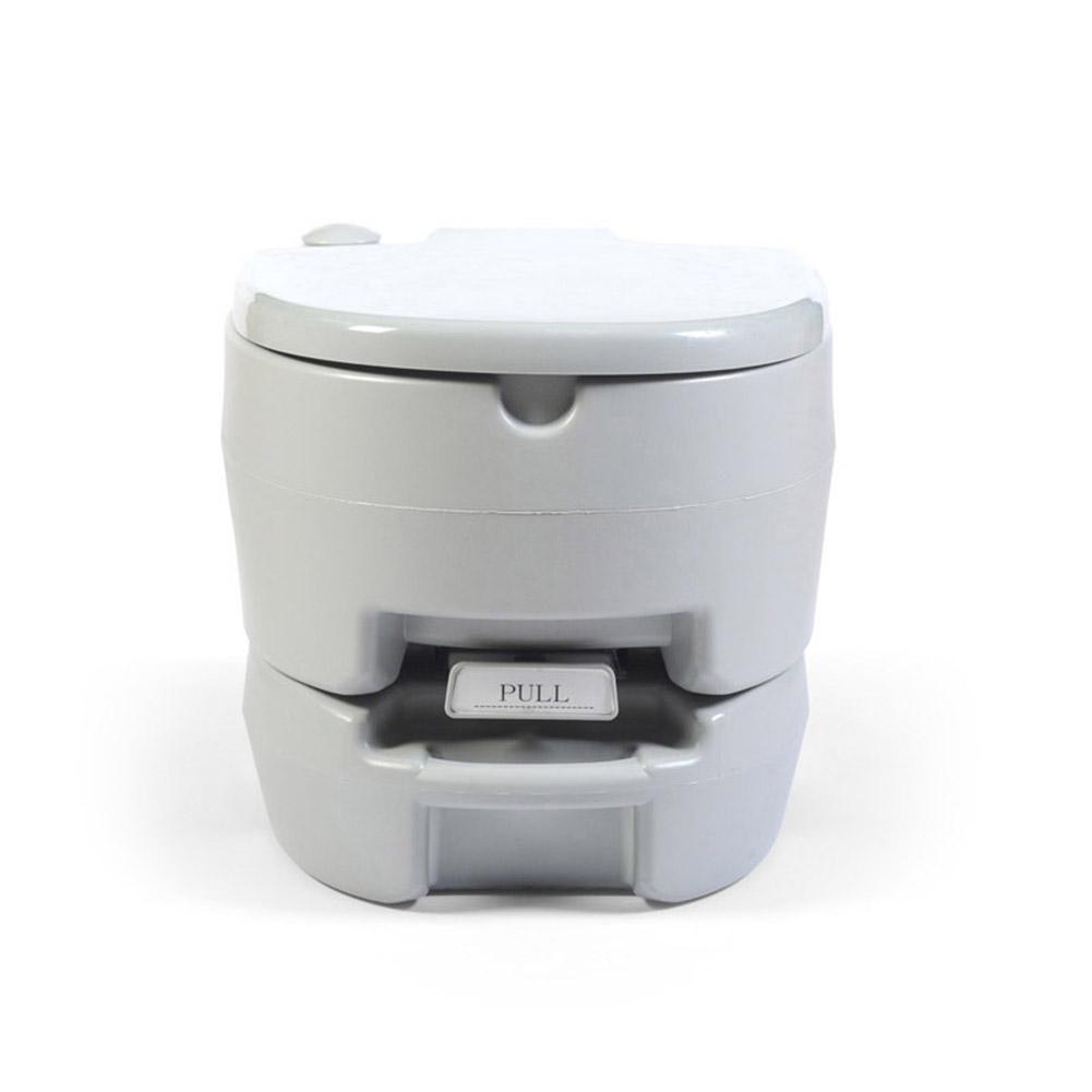 Portable Flush Toilet Commode Potty For RV Boat Outdoor Travel Camping Boating Roadtripping With 3.2 Gallon /12L Holding Tank