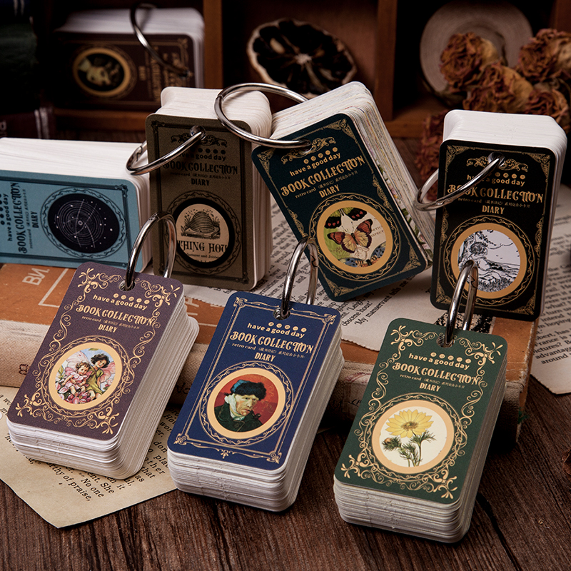 100 pcs/lot old-fashioned material paper DIY decorative collage scrapbook diary photo album material craft supplies retro label