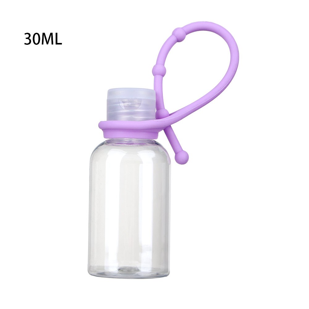 30/50ml Empty Bottles Travel Portable Hand Washer Dispenser Perfume Refillable Bottles for Wash-Free Hand Sanitizer: 30ml purple