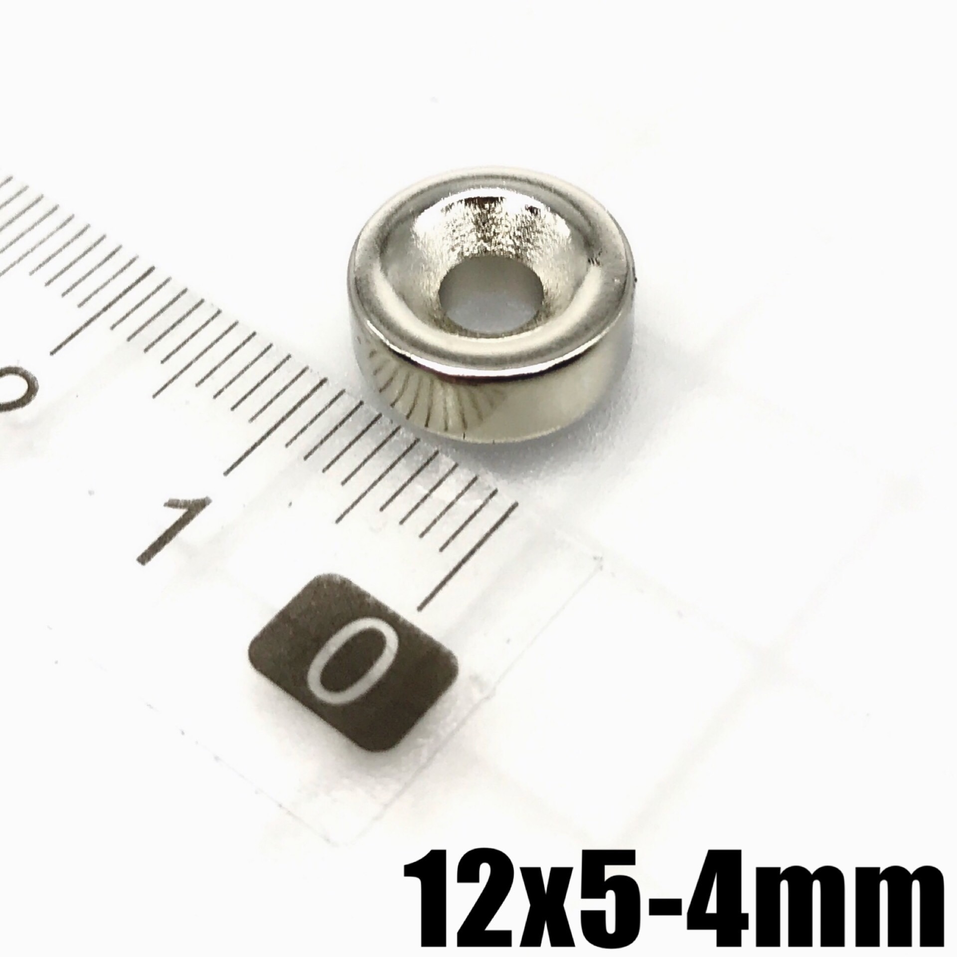 5/10/20/50/100 stk super stærke runde neodym forsænkede ringmagneter 12 mm x 5 mm hul : 4 mm sjældne jordarter  n35 12 x 5