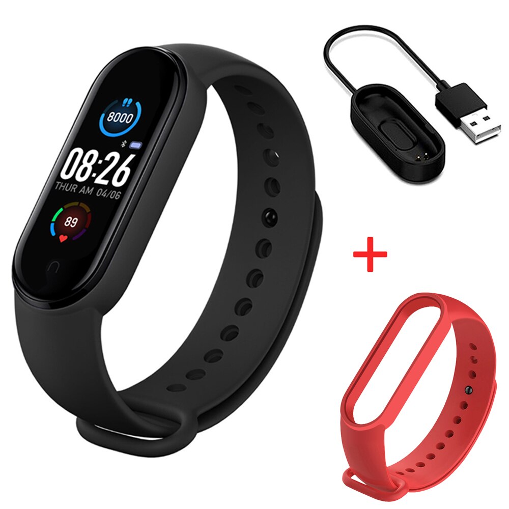 M5 Smart Band Mannen Vrouwen M5 Smart Horloge Hartslag Bloeddruk Sleep Monitor Stappenteller Bluetooth Verbinding Voor Ios Android: 1