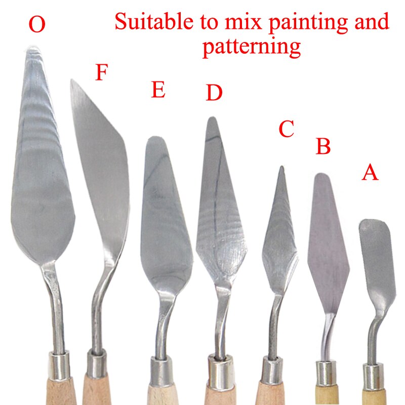 Schaber Messer Textur Maler Palette Öl Mischen Kratzen Künstler Ziehen Spachtel Schublade aquarell Schüler Pigment Farbe Werkzeug