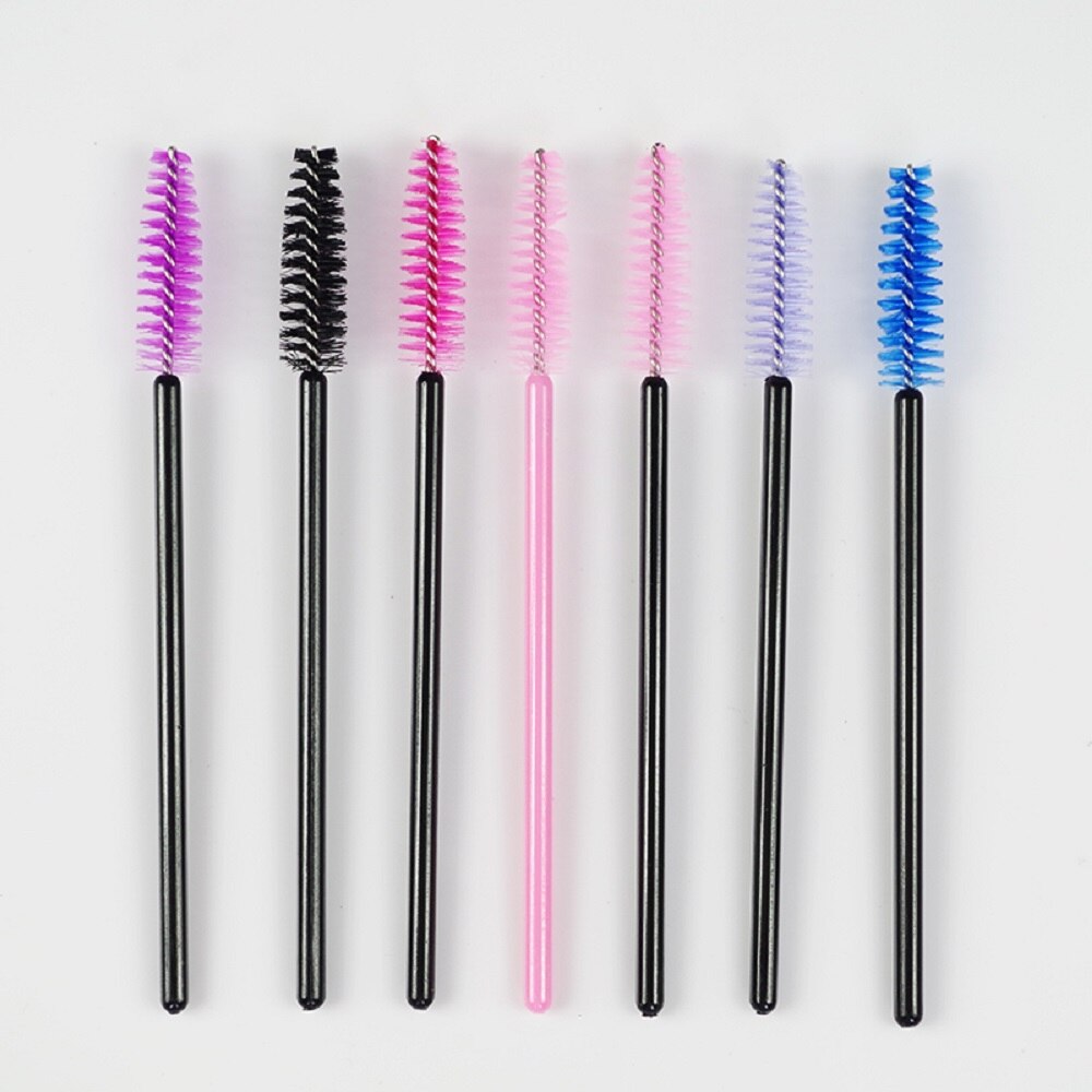 Uulzzor wegwerp wimpermascara borstels make-up kwast staafjes applicator make-up kits 7 kleuren