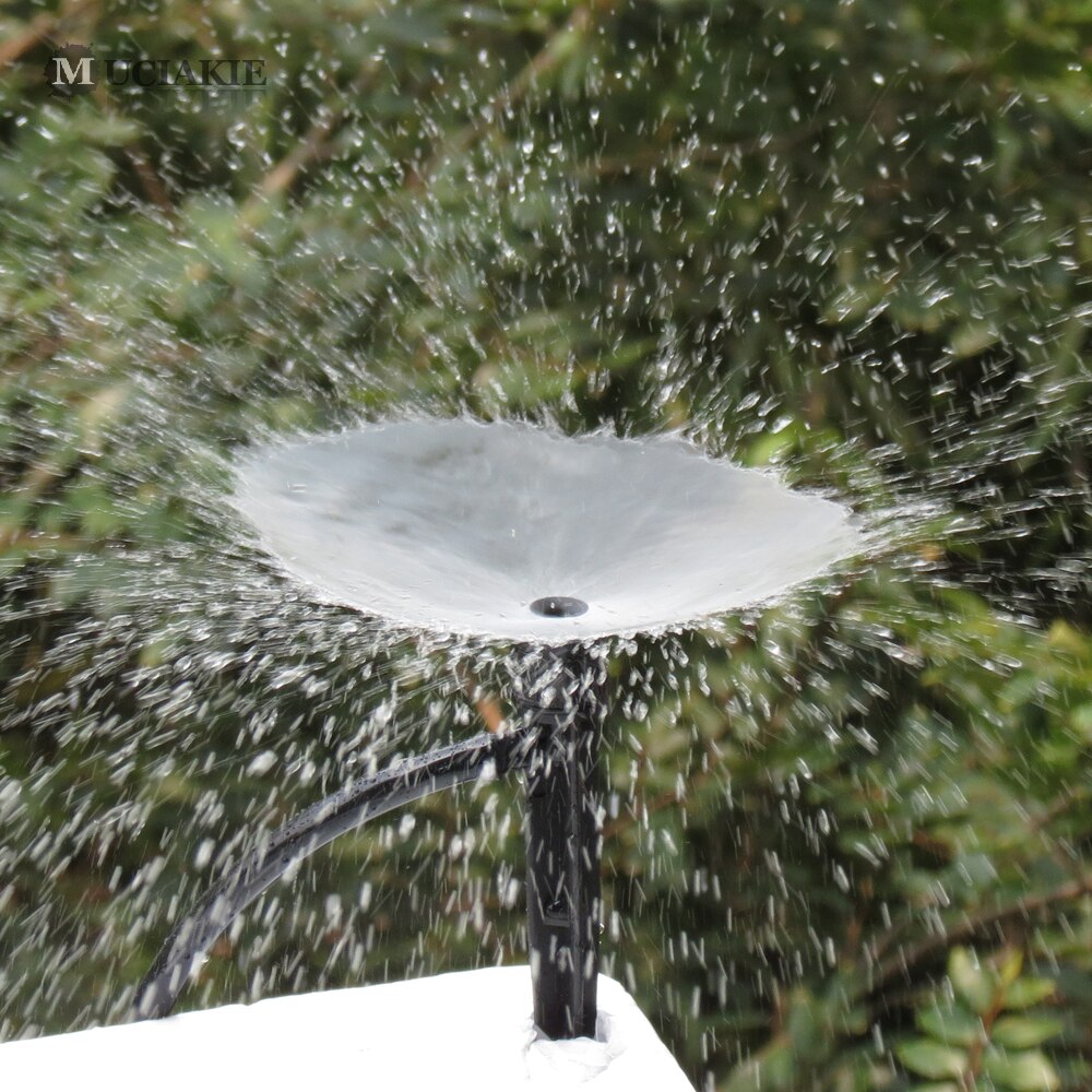 MUCIAKIE 5PCS 27cm Micro Bubbler Drip Irrigation Adjustable Sprinklers Garden Watering Emitter 360 Degrees Sprinkler Home Garden