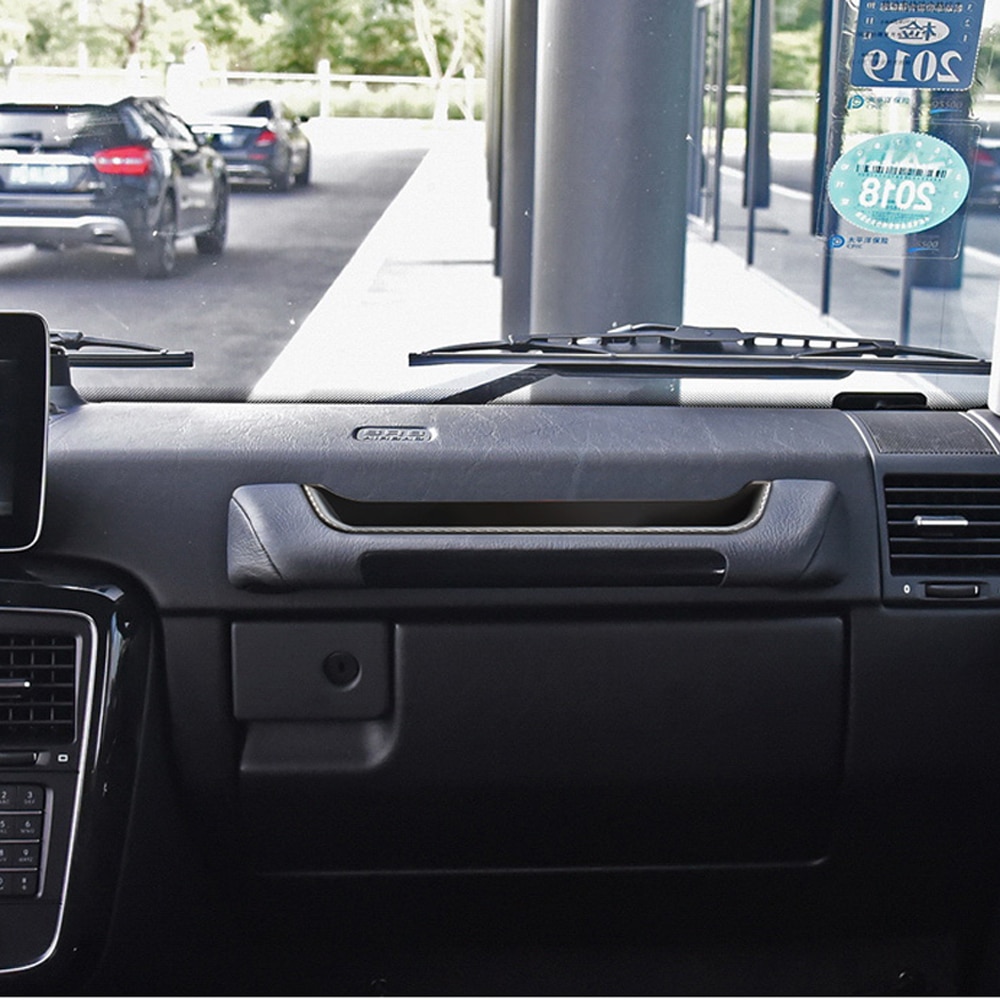 Geschikt voor mercedes-benz g-klasse  w463 g500 2004 auto-accessoires kunststof zwarte console opbergvak dashboardkastje houder lade 1 st.