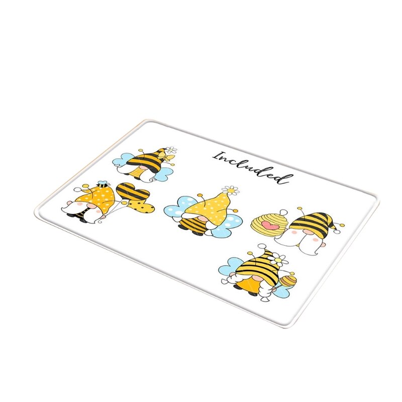 Bee Festival Huis Deur Mat Badkamer Badkamer Antislipmat Slaapkamer Woonkamer Tapijt Vloermat Badkamer Mat badmat: 29