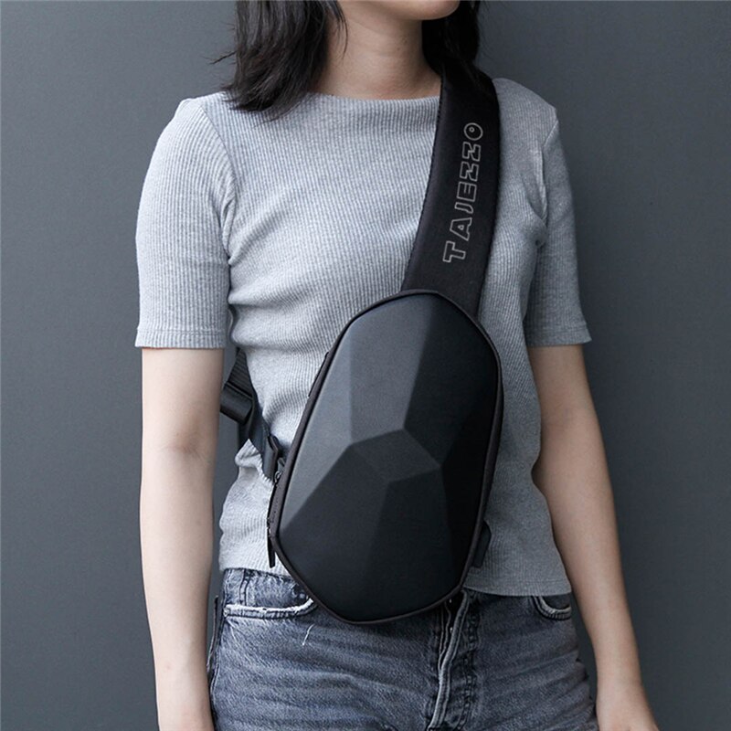 Xiaomi tajezzo beaborn polyeder pu bag vanntett fargerik fritidssport brystpakke poser mens kvinner reiser camping