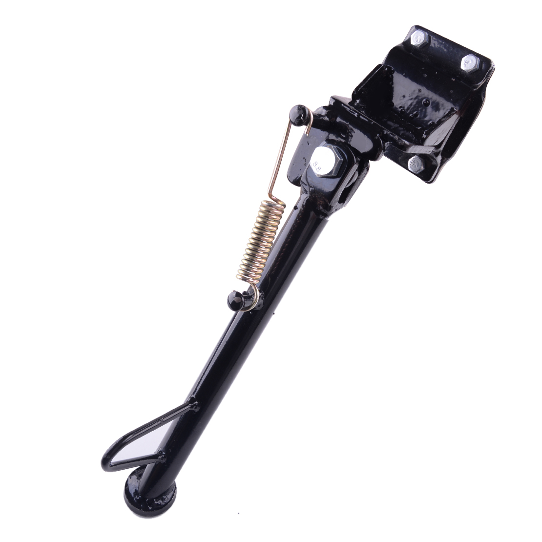 Motorfiets Power Ondersteuning Kickstand Brace Parkeergelegenheid Side Stand Been Voet Fit Voor Atv Quad Buggy Zwart Ijzer