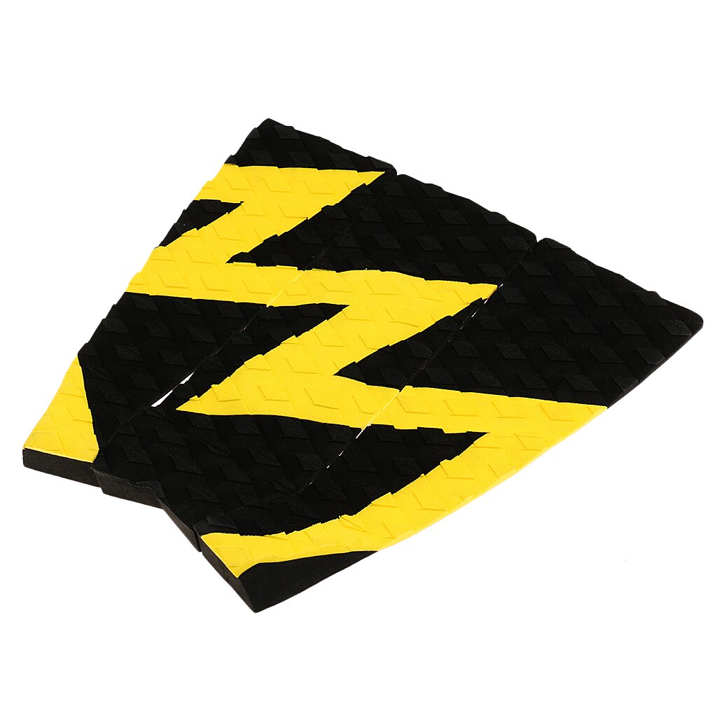 3 piece Surfing Surfboard Traction Tail Pads Surfing Surf Deck Grips Accessories: F