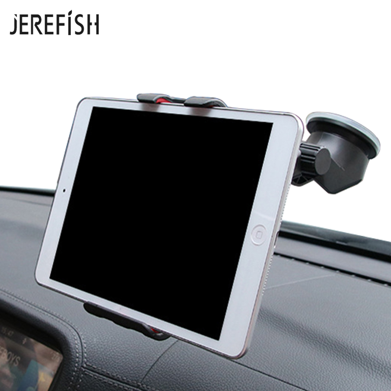 JEREFISH Voorruit Auto Tablet Telefoon Houder Dashboard Auto Telefoon Mount voor iPhone Samsung Huawei iPad Mini xiaomi Auto Houder