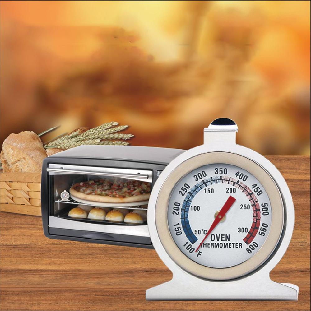 Mini Cooking Food Meat Stainless Steel Oven Thermometer Temperature Gauge Kitchen Oven Thermometer Measures Cook Supplies