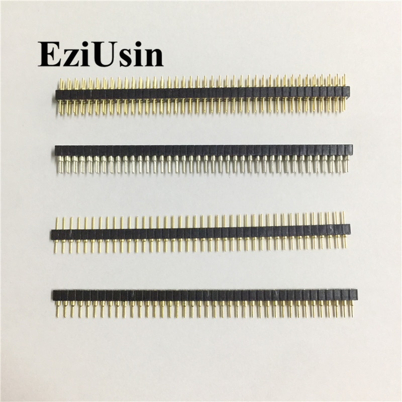 2,0mm 2,0 1*40 Pin 2*40P Runde Männlich Weiblich Einzelnen/Zweireihig Pin Header buchse Streifen PCB Stecker Für arduino 1x40 2x40
