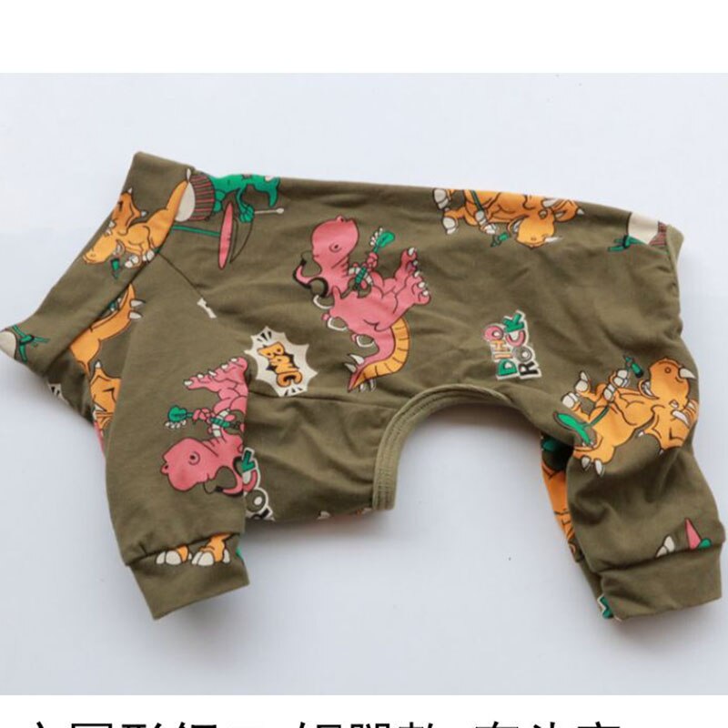 Combinaison pour chien, 100% coton, salopette imprimée, vêtements pour chiot, pyjama extensible pour petit chien, Chihuahua, sweat-shirt: 12