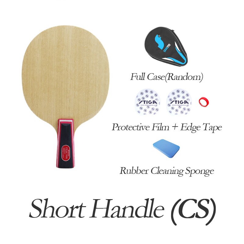 Original SANWEI FEXTRA 7 Tischtennis Klinge (7 Lage Holz) FEXTRA Schläger Klingeln Pong Schläger Paddel: CS QP FT HMC