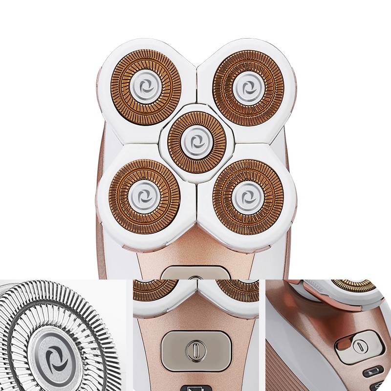 Kvinder hårfjerning epilator kvindelig barbermaskine smertefri barbermaskine ben krop elektrisk læbe shaver til kvinder kind hage dame shaver