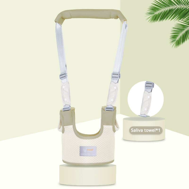 Honeylulu Ademend Loopstoeltje Riem Baby Harness Leash Voor Kinderen Anti Verloren Veiligheid Learning Walk Afneembare Peuter Rugzak: gold Breathable