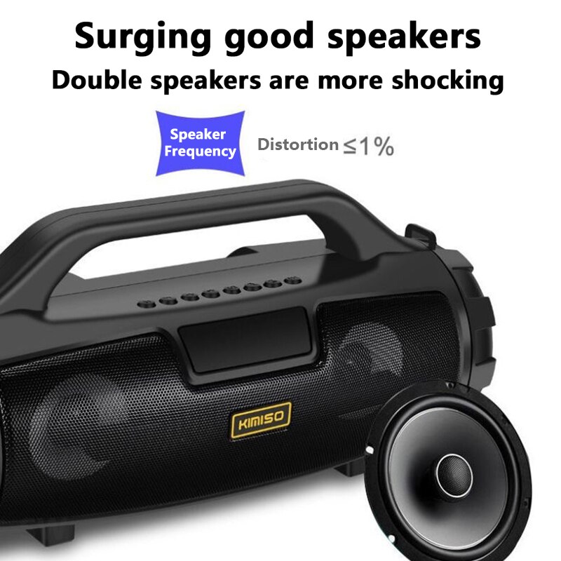 Big Power Bluetooth Speaker Outdoor Wireless Portable Column Music Center 4Dstereo Soundbar Subwoofer Boombox Support AUX TF FM