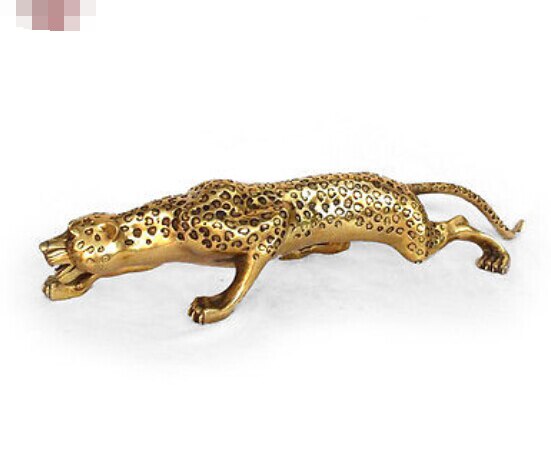 Statue de guépard en laiton de 13 pouces, énorme décoration de collection, léopard panthère, Cheetah Run, sorties d'usine en laiton, spinner à fidget
