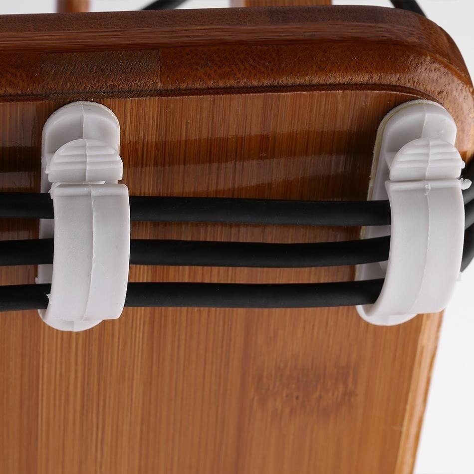 Draad Kabel Clips Organizer Clips Cord Management Houder Usb Opladen Data Lijn Kabelhaspel Huishouden Kantoor Opslag Gereedschap