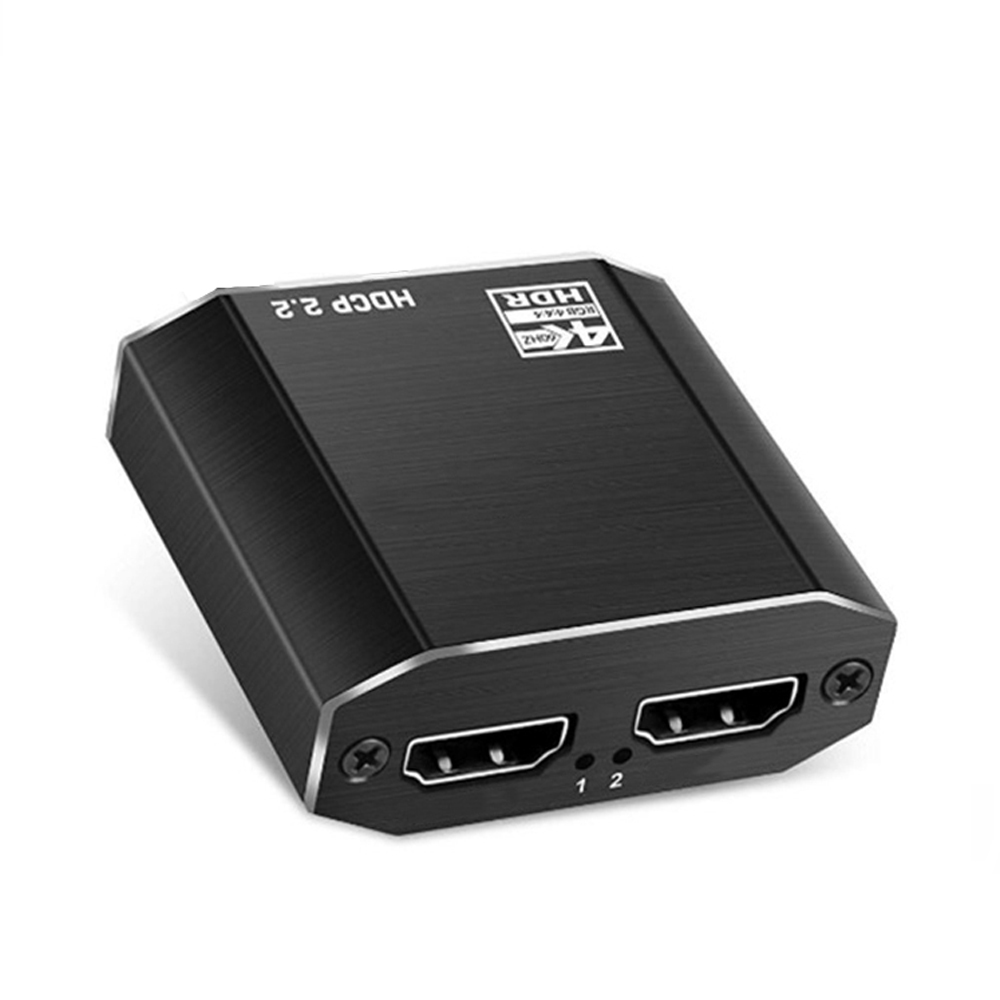 4K@60Hz HDMI-Compatible Displays Splitter Switch 1 In 2 Out With Scalar High Speed HDMI-Compatible Cable Support HDCP 2.2: Default Title