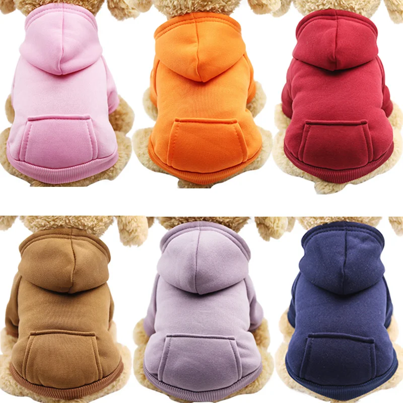 Sällskapsdjur hundkläder för små hundar kläder varma kläder för hundar kappa valp outfit husdjur kläder för stor hund hoodies chihuahua 45