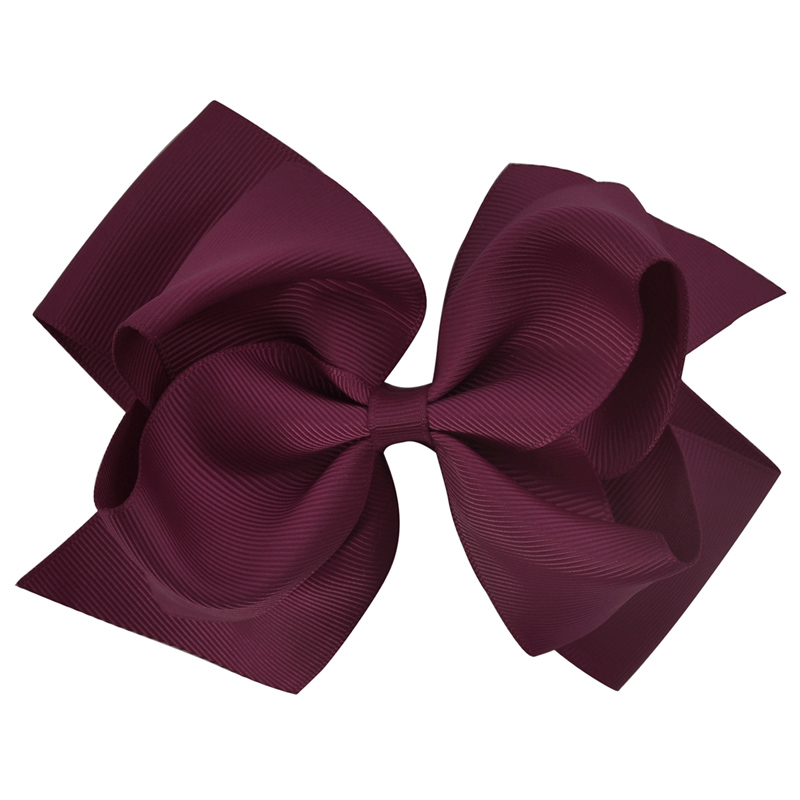 1 lazo de 6 pulgadas de doble capa, cinta de grogrén sólida, lazo para el pelo para niñas, pinzas para el pelo, accesorios para el cabello, horquillas para baile: Color camuflaje del desierto