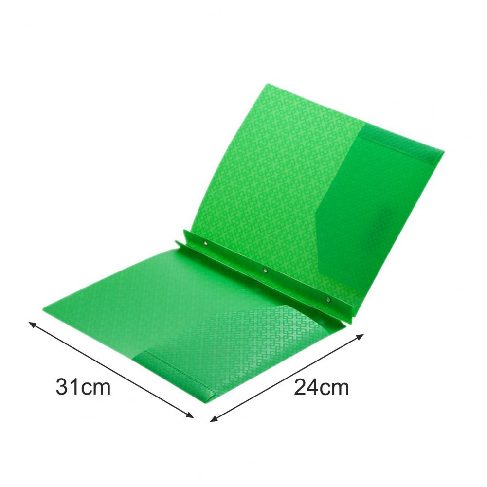 6Pcs/Bag Waterproof File Folder Foldable Anti-scratch Plastic Organized Document Folder Office Supplies