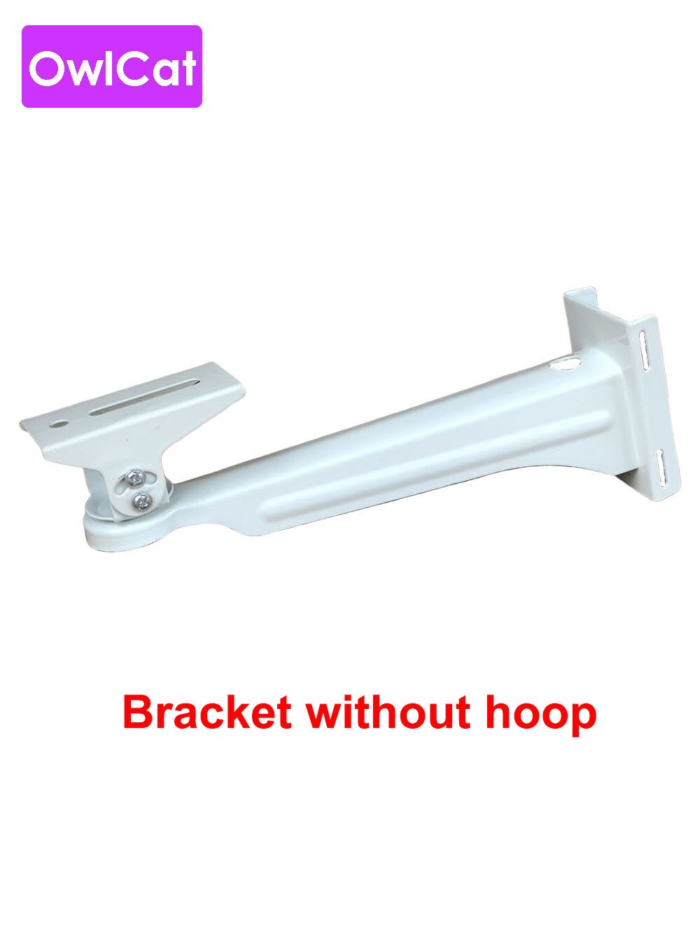 Metal Hoop Bracket Pole/Column Mounting Camera Bracket For CCTV Security Cameras100MM 200mm 300mm 400mm Loops: without hoop