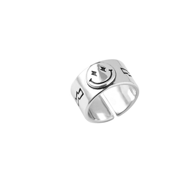 retro Pfau Frosch Ring Männer Frauen Legierung Ringe Ebene FlüGel Hüfte hüpfen Felsen Schmuck Resizable: Rose verrotten