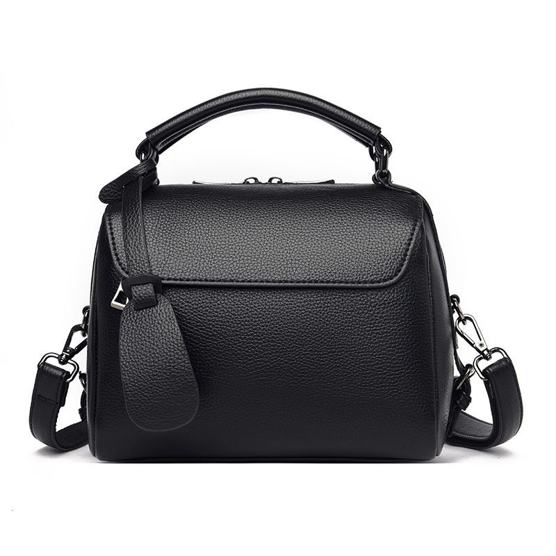 Dames Mode Crossbody Tassen Voor Vrouwen Schoudertas Handtas Vrouwelijke Pu Leer Vrouwen Tas Messenger Bags: Black