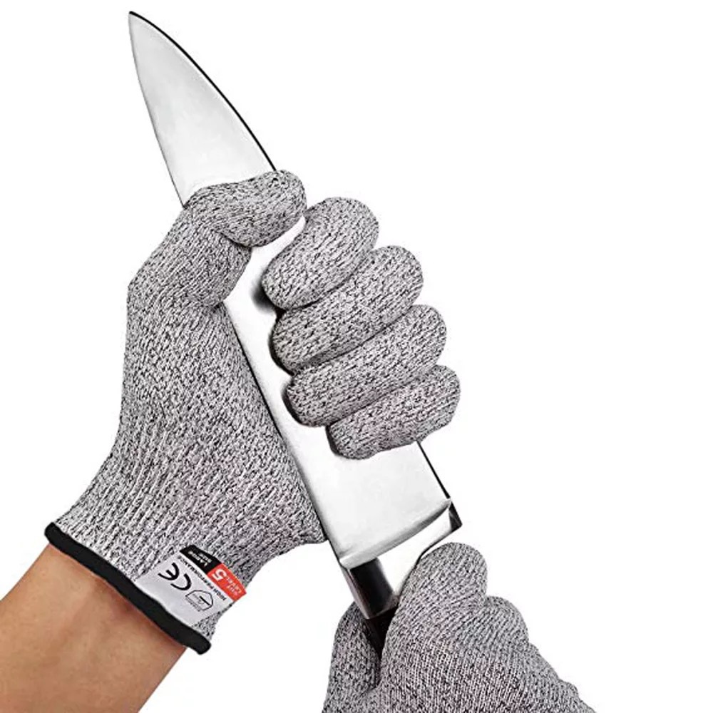 Schnittschutzhandschuhe, sicher, schnittfest, stichfest, Edelstahldraht, Metallgeflecht, schnittfeste Handschuhe für Metzger