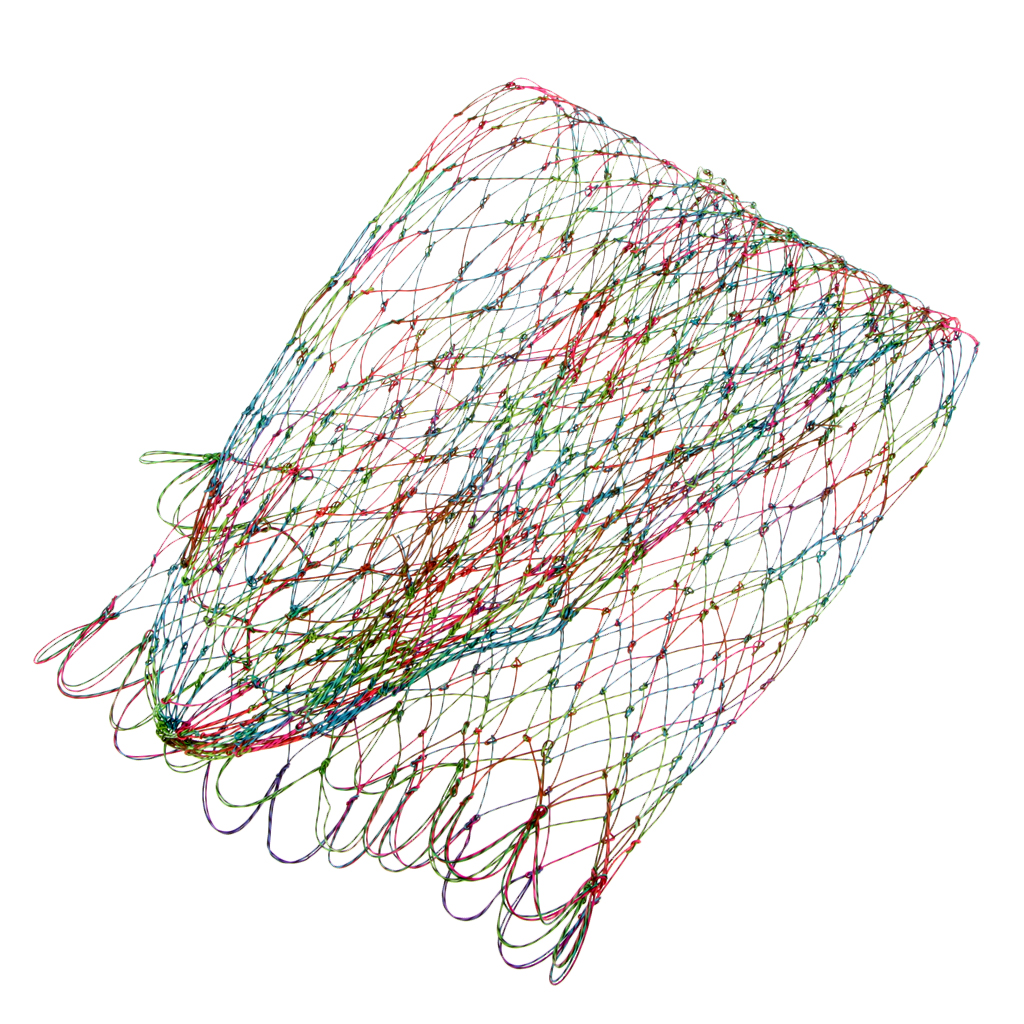 Durable Fishing Landing Net Catch And Triggering Network Knotless Net