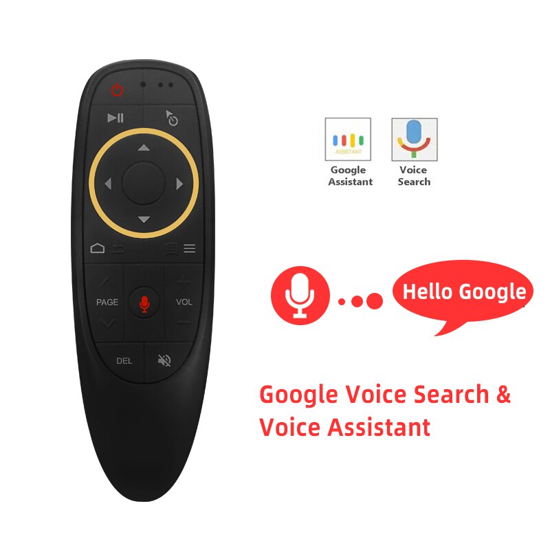 Remote Control G10 Voice universal 2.4G Wireless Air Mouse Microphone Gyroscope IR Learning for Android tv box H96 Max X96 mini