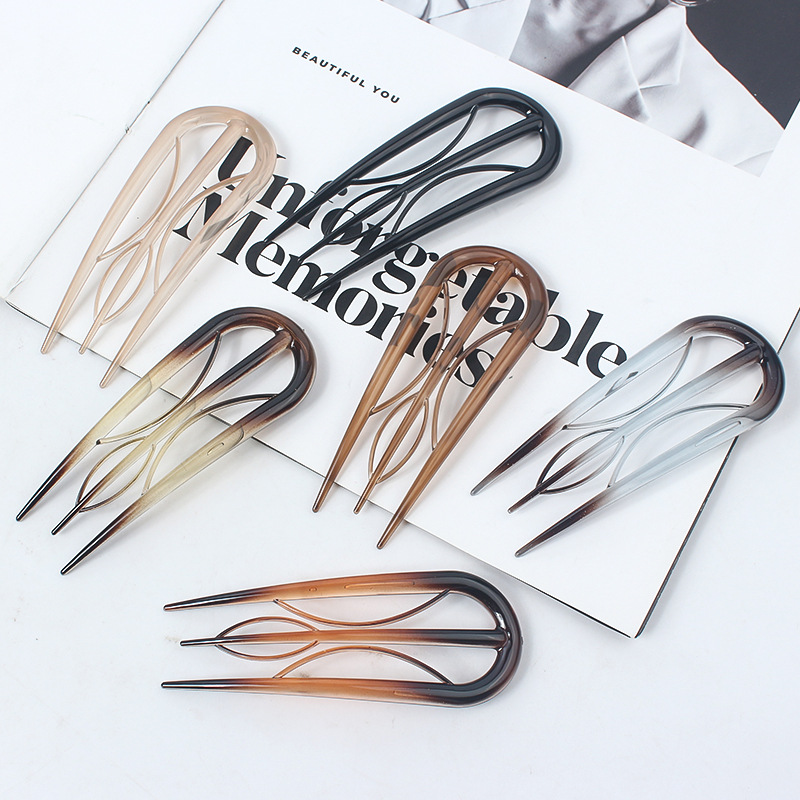 Magic Grip Hair Pins U-shaped Clip Fixed Hair Pins Hair Fork Hairstyle tools Better Fixation Hair