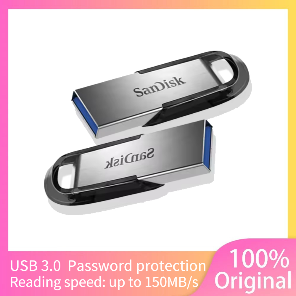 Oryginalny pendrive sandisk usb 3.0 32gb 64bg 128gb 256gb metalowy pendrive  cz73 urządzenie pamięci 512gb usb do komputera