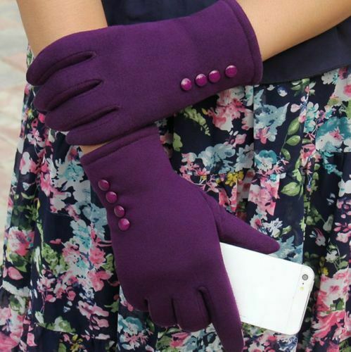 Guantes cálidos con pantalla táctil para mujer, manoplas cálidas para deportes al aire libre, teléfono móvil, Invierno
