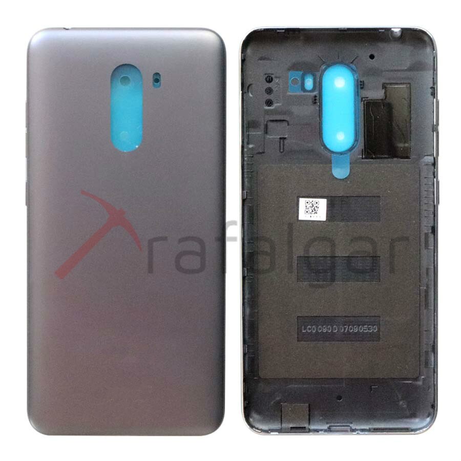 Capa traseira para xiaomi pocophone f1, cobertura de bateria para celulares xiaomi pocophone f1 substituição de chave