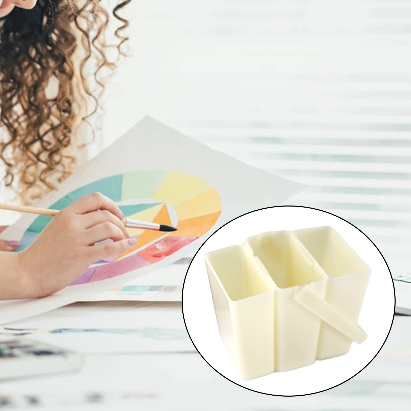 Detachable Paint Brush Washer Cleaner Artist Paint Tool Art Supply Clean Oil