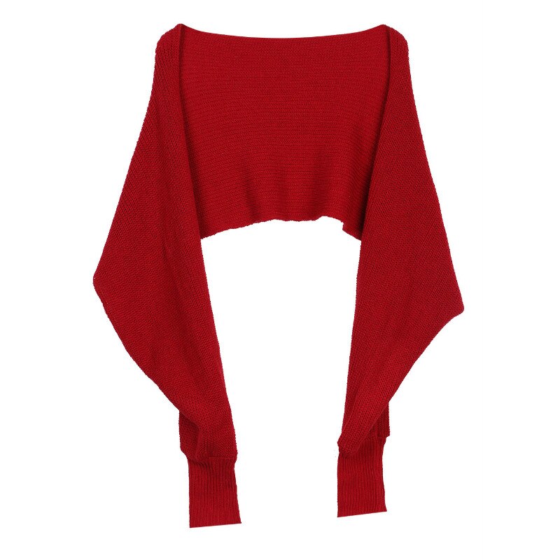 Women Long Sleeve Loose Cardigan Knitted Sweater Jumper Knitwear Outwear Coat: Red