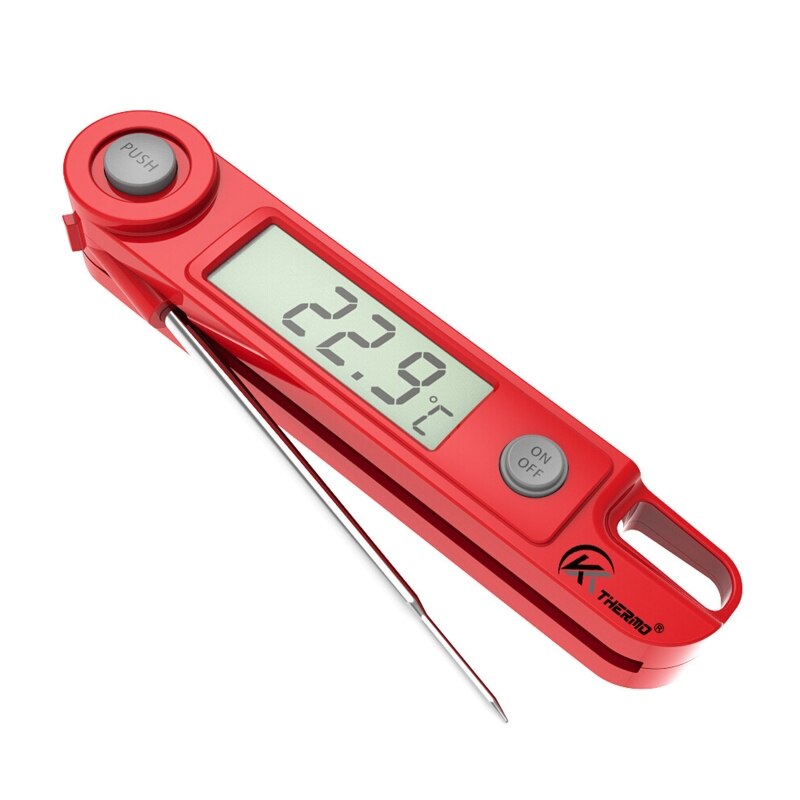Digitale Probe Thermometer Opvouwbare Voedsel Bbq Vlees Oven Vouw Keuken Thermometer H3CC